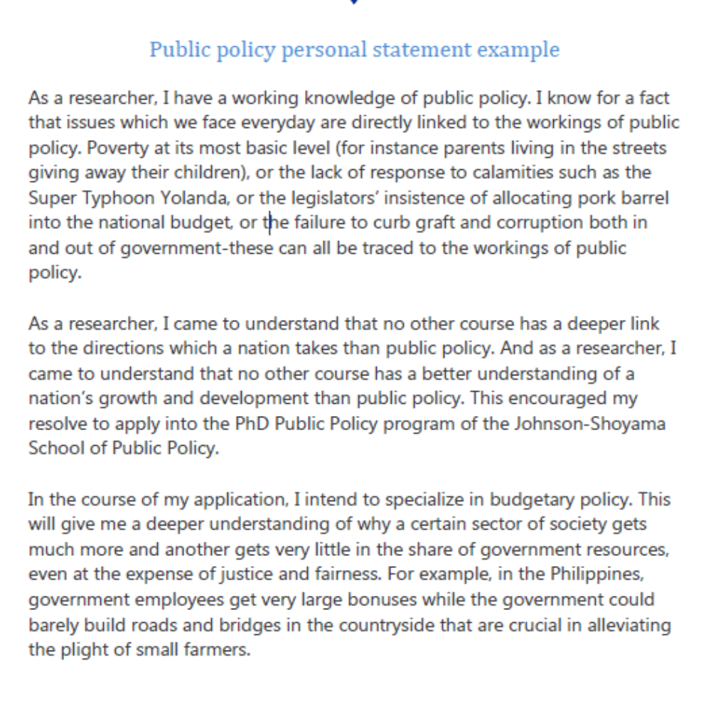 Public Policies